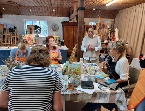 Workshop schilderen over thema water